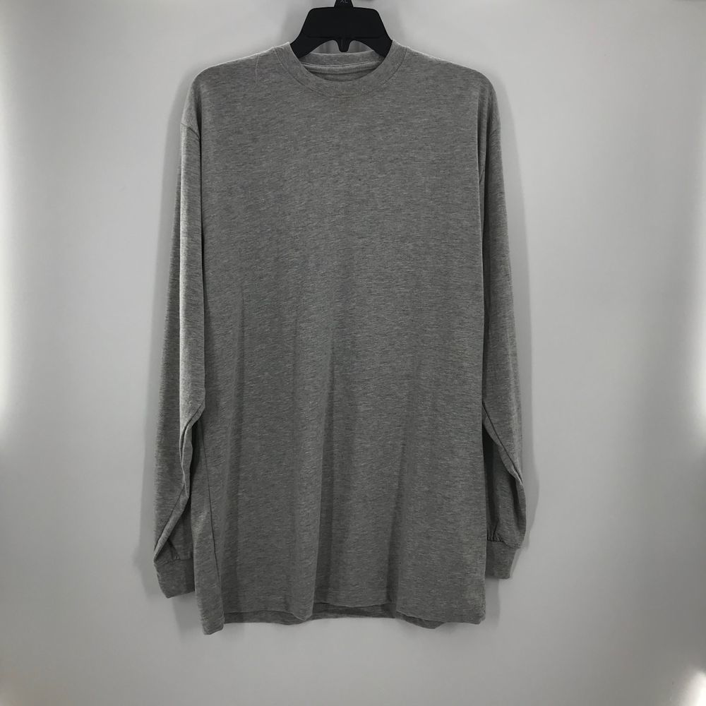 Mens Gray Galaxy longsleeve tshirt XL